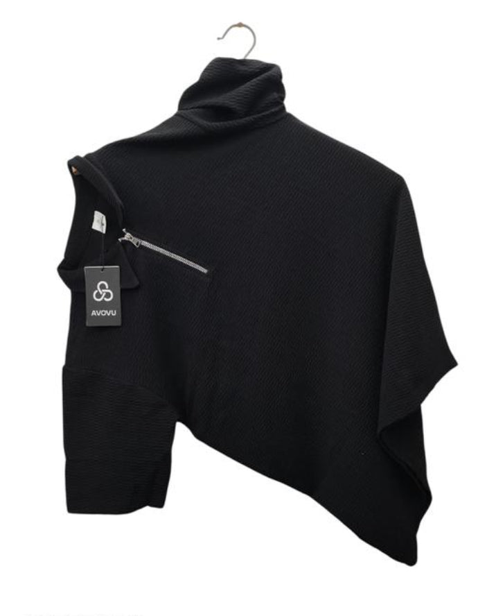 Trendy Self-Design BLACK T-Shirt – Everyday Casual Wear
