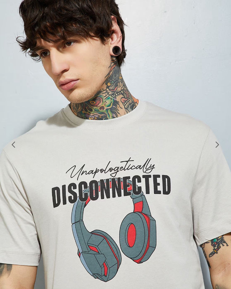 Men Cotton Stylised Fit T-Shirt